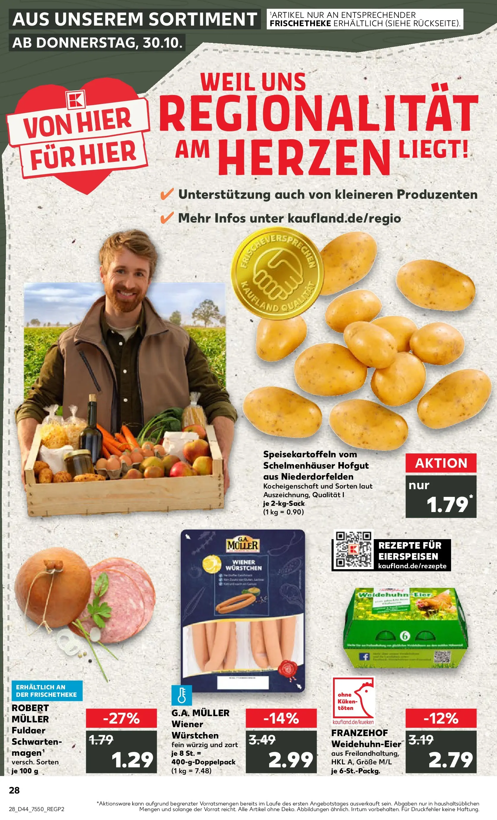 Prospekt Kaufland ab 03.11.2025 » Angebote Online zum Blättern | Seite: 28 | Produkte: Wiener wurstchen