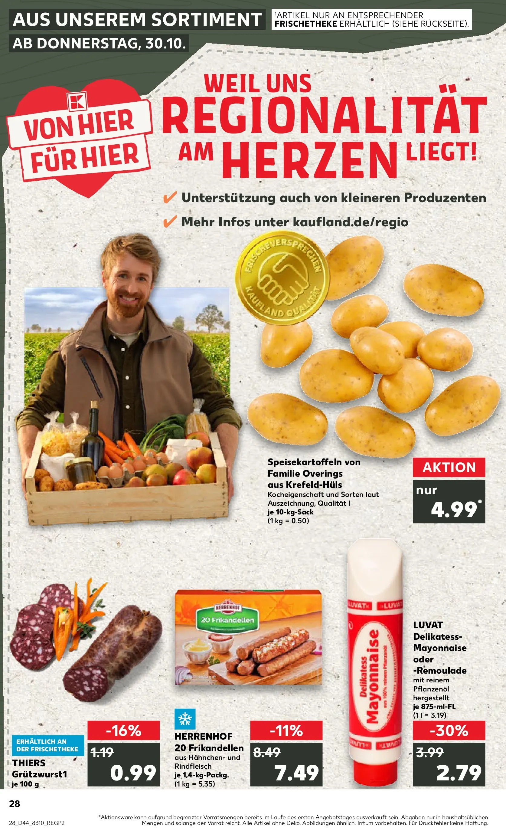 Prospekt Kaufland ab 03.11.2025 » Angebote Online zum Blättern | Seite: 28 | Produkte: Hahnchen, Mayonnaise, Rindfleisch