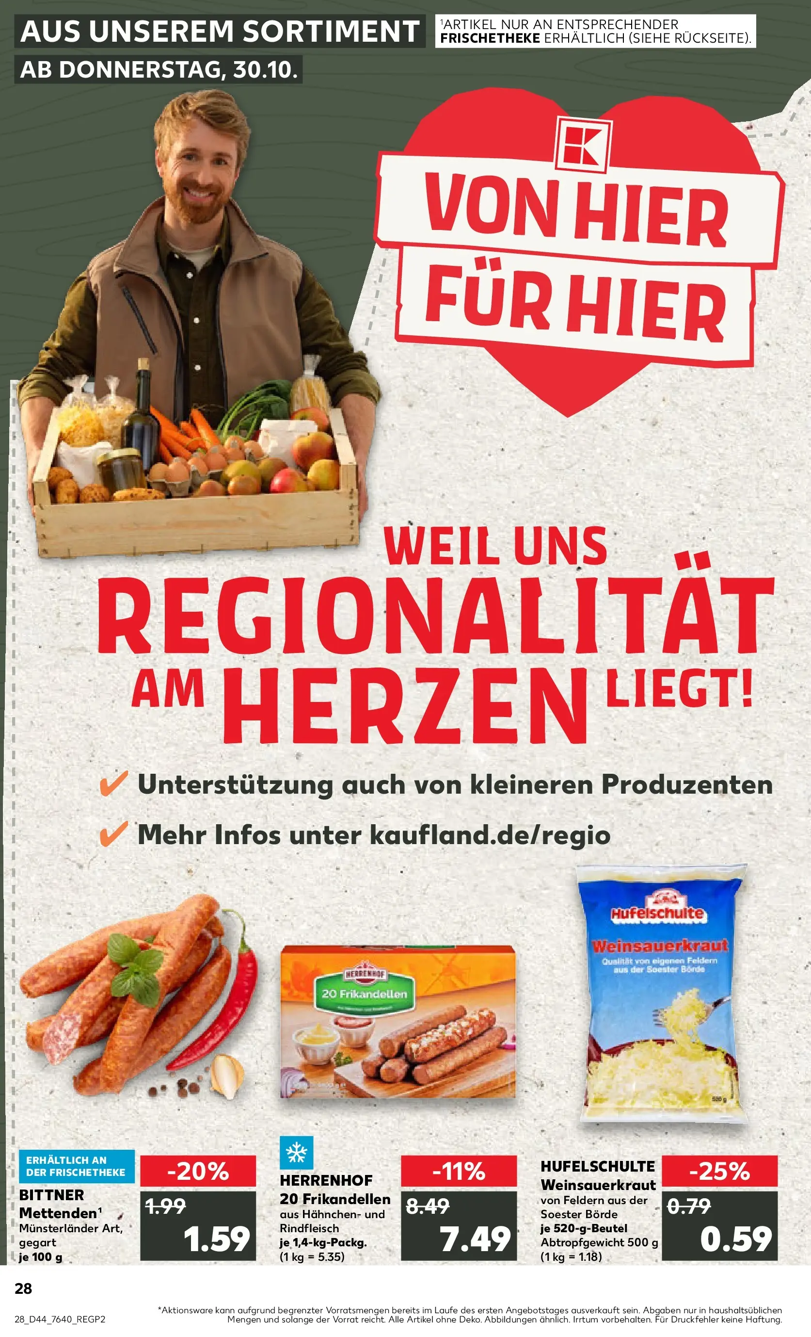 Prospekt Kaufland ab 03.11.2025 » Angebote und Werbung Online | Seite: 28 | Produkte: Hahnchen, Rindfleisch Prospekt Kaufland ab 03.11.2025 » Angebote Online zum Blättern | Seite: 28 | Produkte: Hahnchen, Rindfleisch