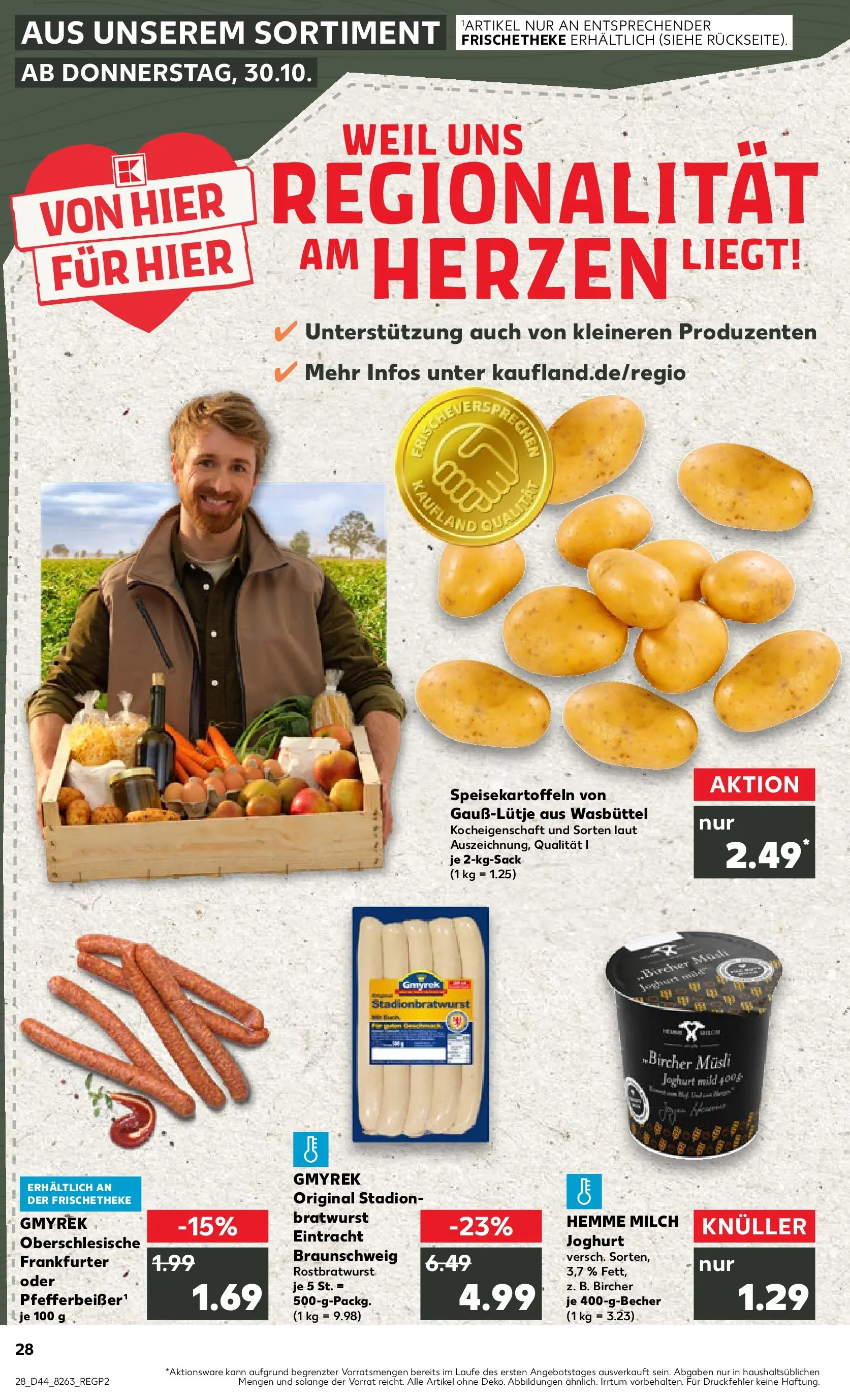 Prospekt Kaufland ab 03.11.2025 » Angebote und Werbung Online | Seite: 28 | Produkte: Musli, Milch, Joghurt, Bratwurst Prospekt Kaufland ab 03.11.2025 » Angebote Online zum Blättern | Seite: 28 | Produkte: Musli, Milch, Joghurt, Bratwurst
