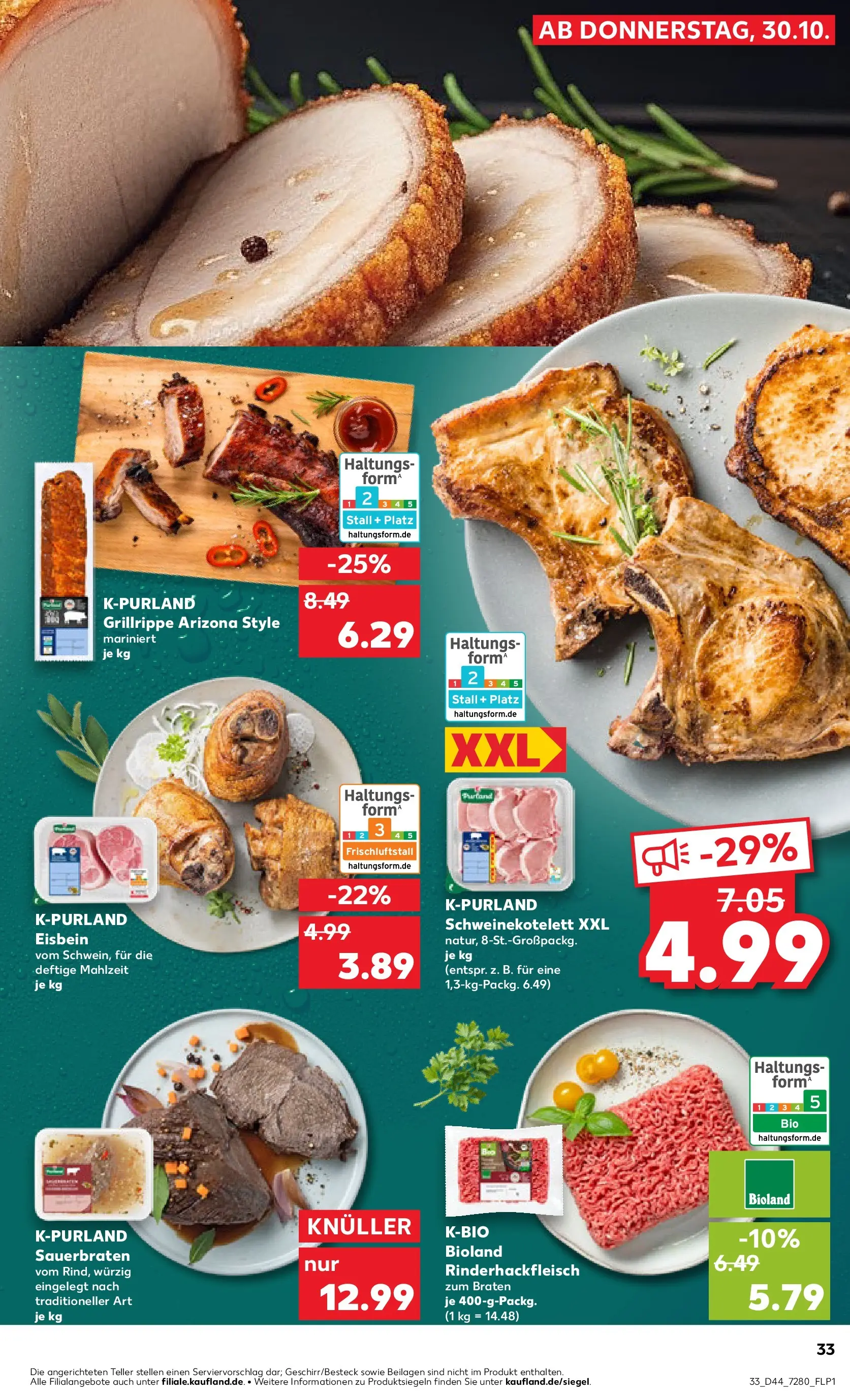 Prospekt Kaufland ab 03.11.2025 » Angebote Online zum Blättern | Seite: 33