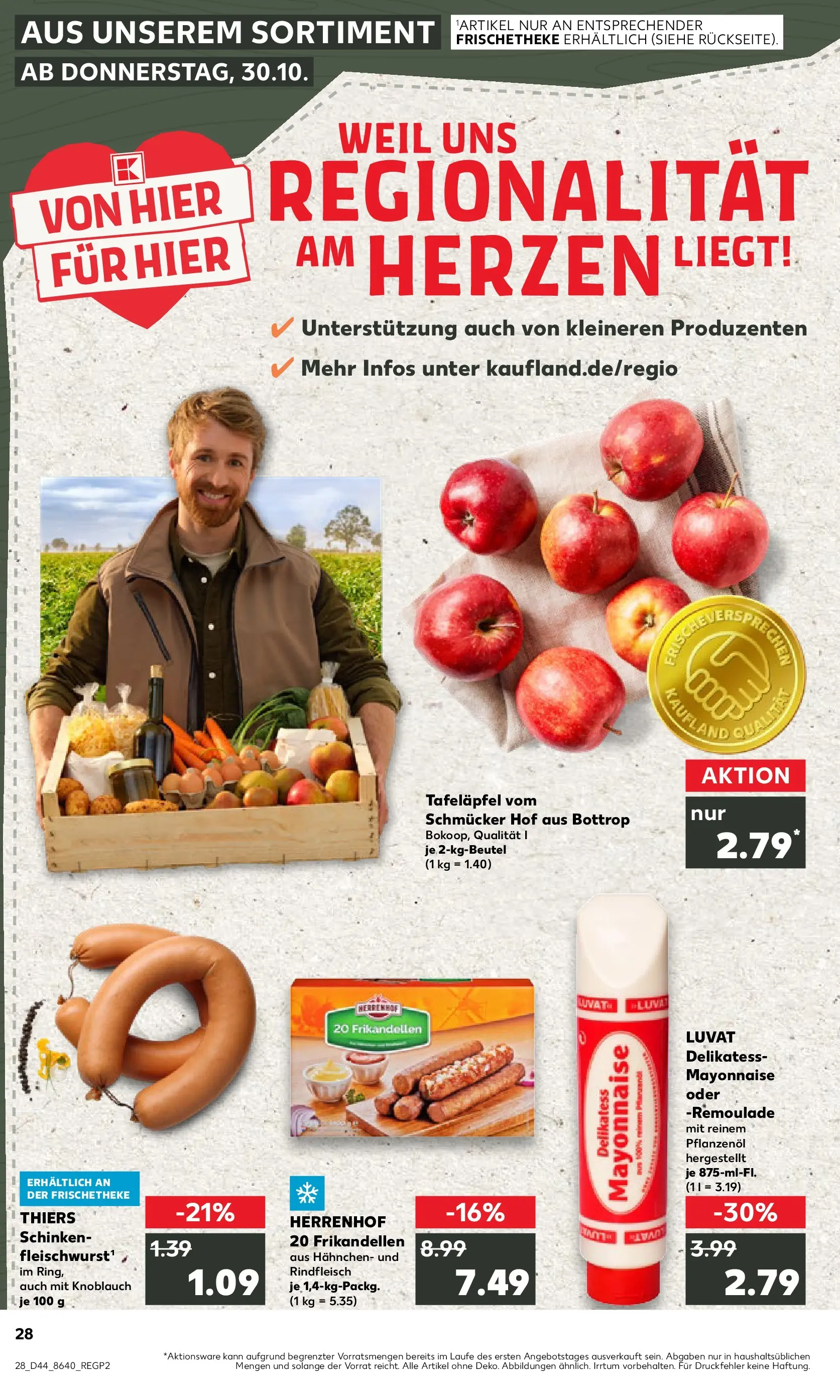 Prospekt Kaufland ab 03.11.2025 » Angebote und Werbung Online | Seite: 28 | Produkte: Hahnchen, Mayonnaise, Knoblauch, Rindfleisch Prospekt Kaufland ab 03.11.2025 » Angebote Online zum Blättern | Seite: 28 | Produkte: Hahnchen, Mayonnaise, Knoblauch, Rindfleisch