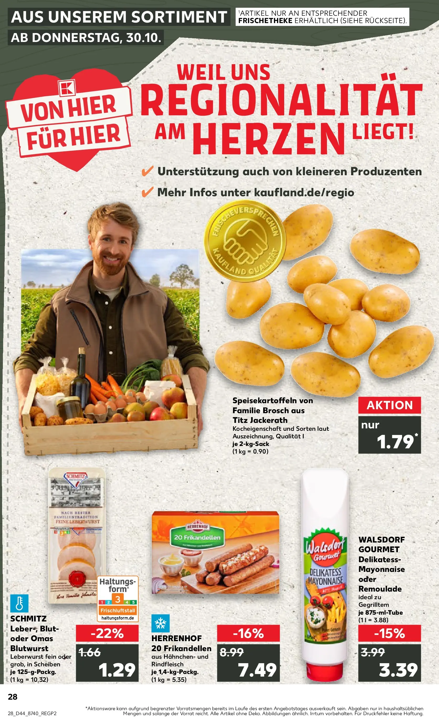 Prospekt Kaufland ab 02.11.2025 » Angebote Online zum Blättern | Seite: 28 | Produkte: Hahnchen, Mayonnaise, Rindfleisch