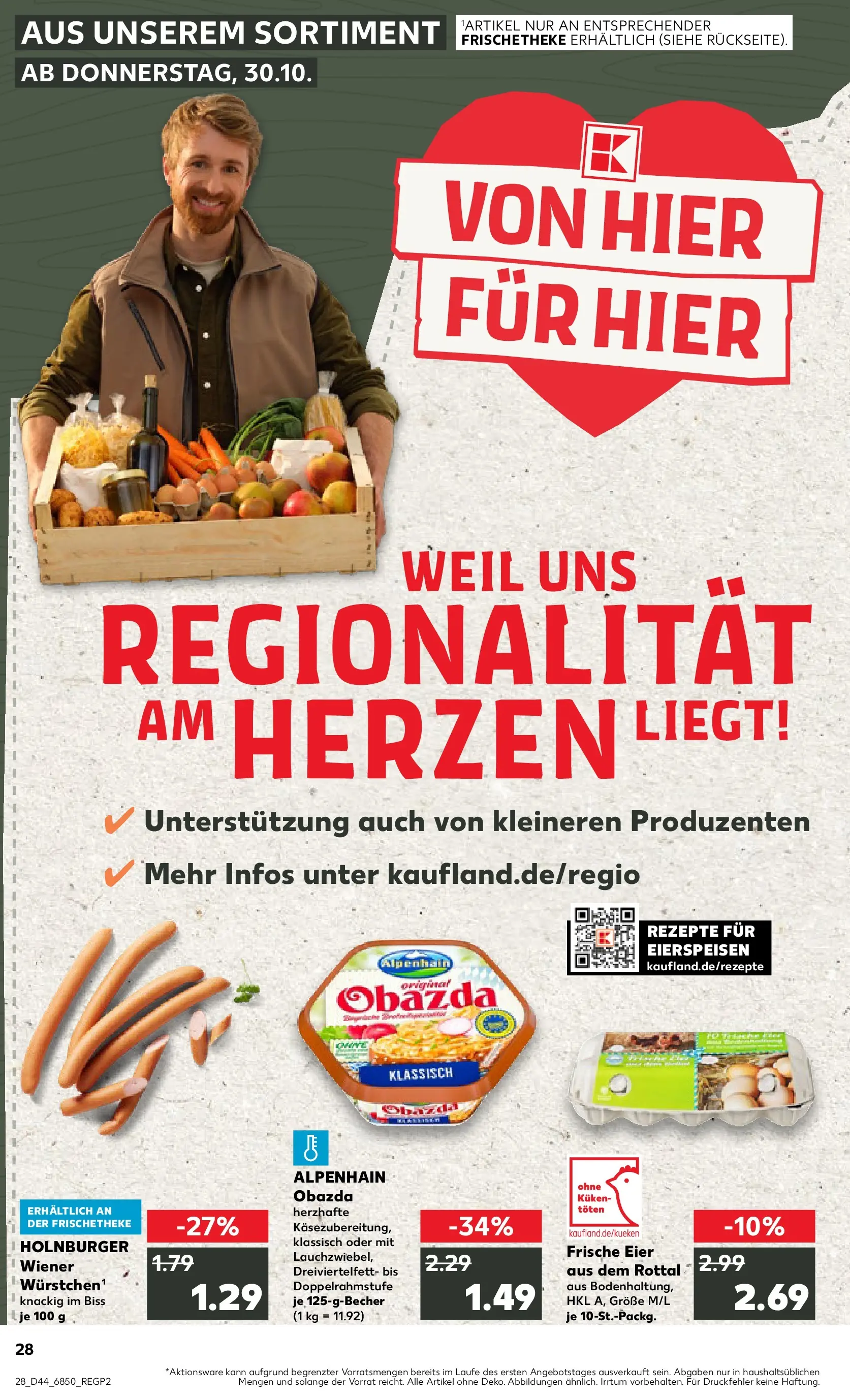Prospekt Kaufland ab 03.11.2025 » Angebote und Werbung Online | Seite: 28 | Produkte: Eier Prospekt Kaufland ab 03.11.2025 » Angebote Online zum Blättern | Seite: 28 | Produkte: Eier