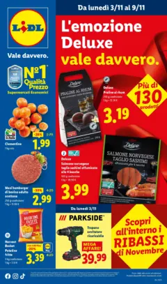 Anteprima del volantino Volantino Lidl	 valido a partire dal 03.11.2025 Anteprima del volantino Volantino Lidl	 valido a partire dal 03.11.2025