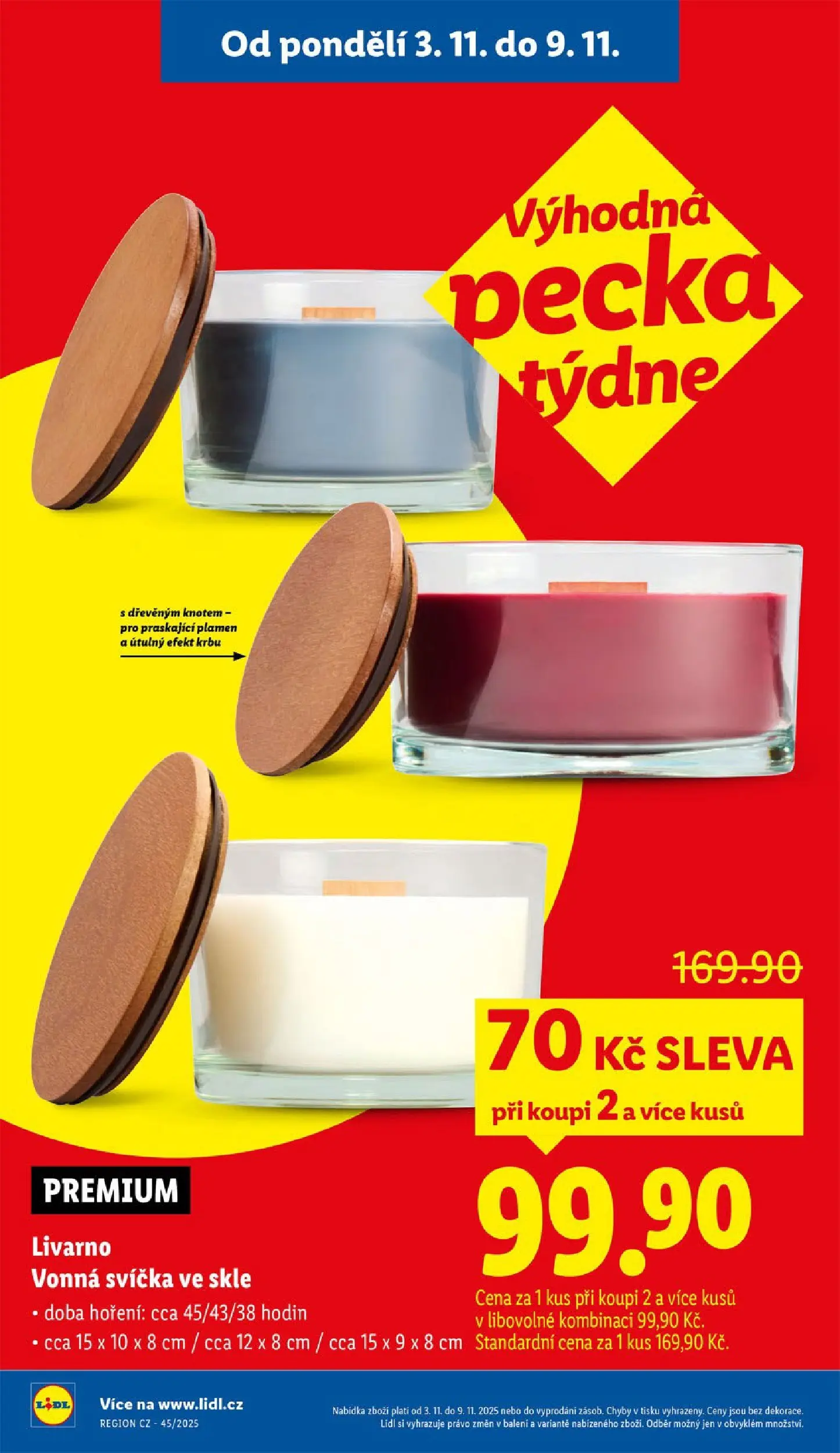 Lidl leták od 02.11.2025 - Nový akční leták | Strana: 6 | Produkty: Svíčka