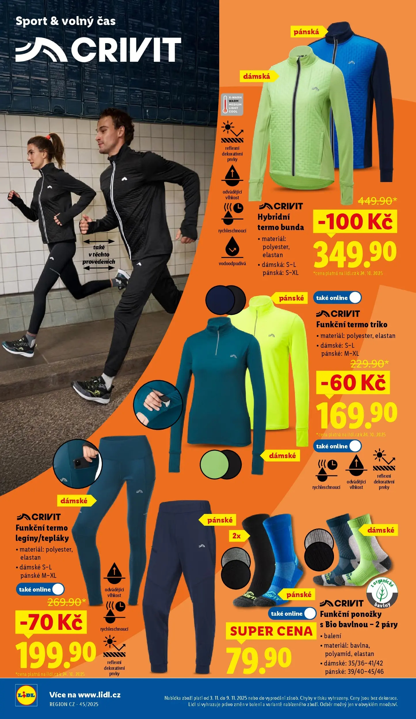 Lidl leták od 02.11.2025 - Nový akční leták | Strana: 36 | Produkty: Bunda, Ponožky, Termo triko