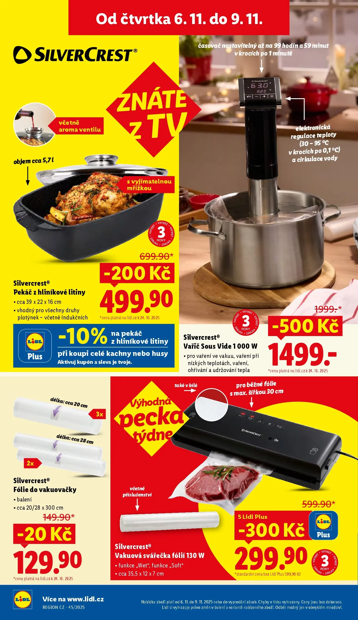 Lidl leták od 03.11.2025 - Nový akční leták | Strana: 24 | Produkty: Husy, Kachny, Vakuová svářečka, Časovač