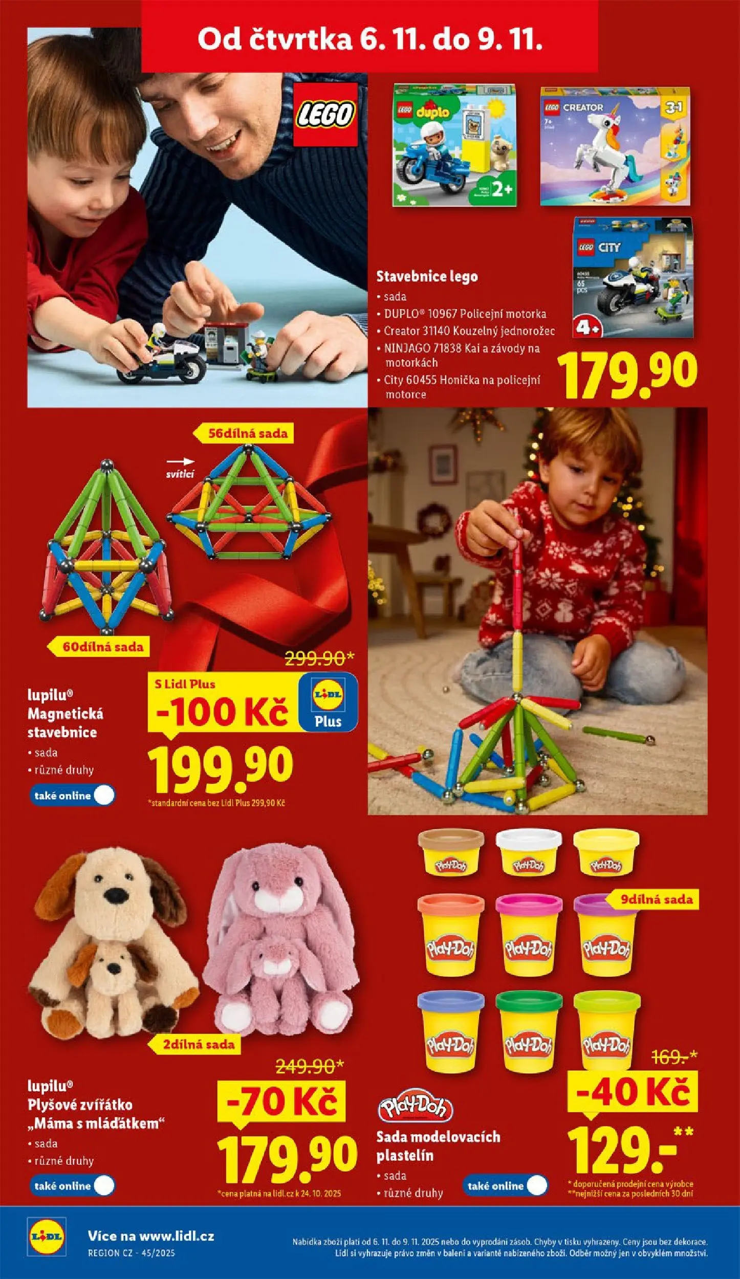 Lidl leták od 03.11.2025 - Nový akční leták | Strana: 34 | Produkty: LEGO, Stavebnice, Lego duplo, Magnetická stavebnice