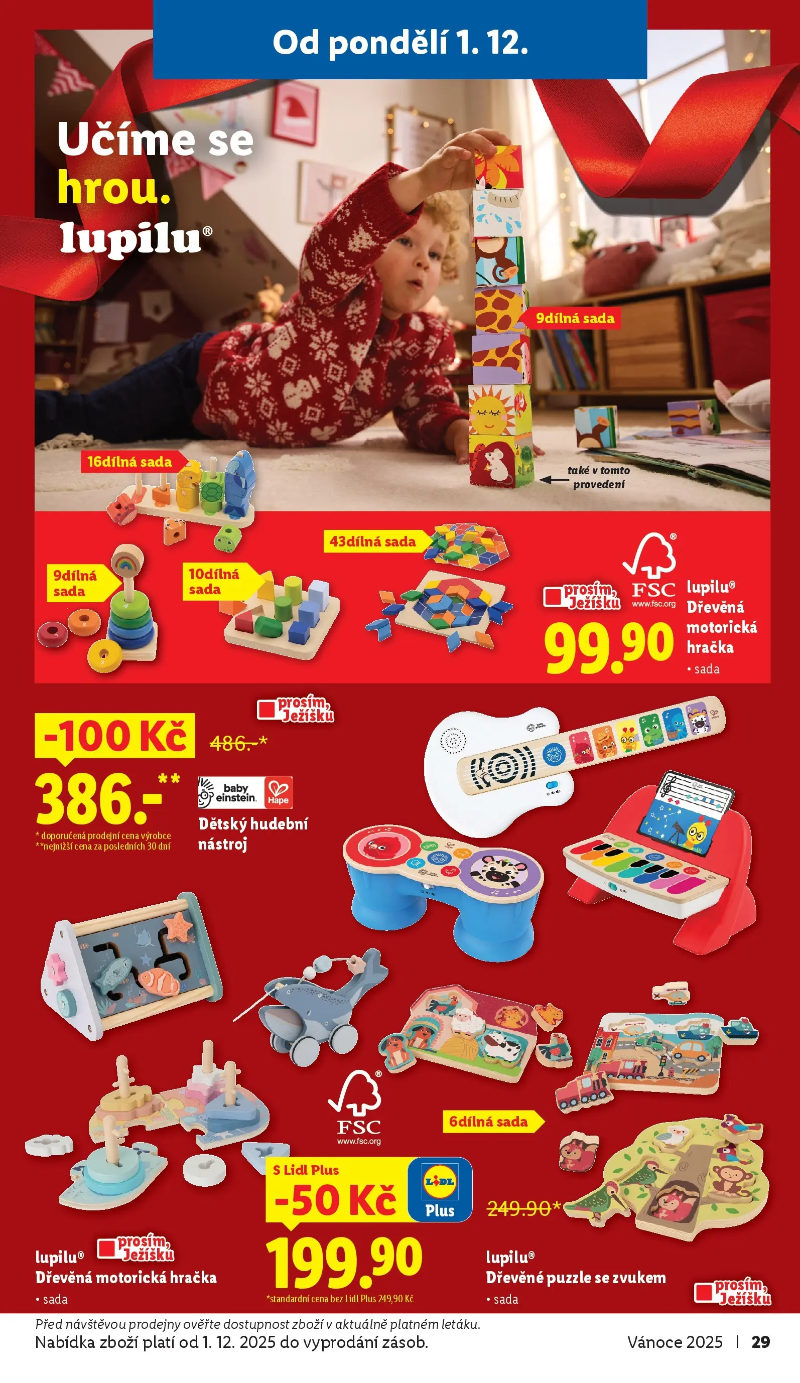 Lidl leták od 02.11.2025 - Nový akční leták | Strana: 29 | Produkty: Puzzle, Hudební nástroj