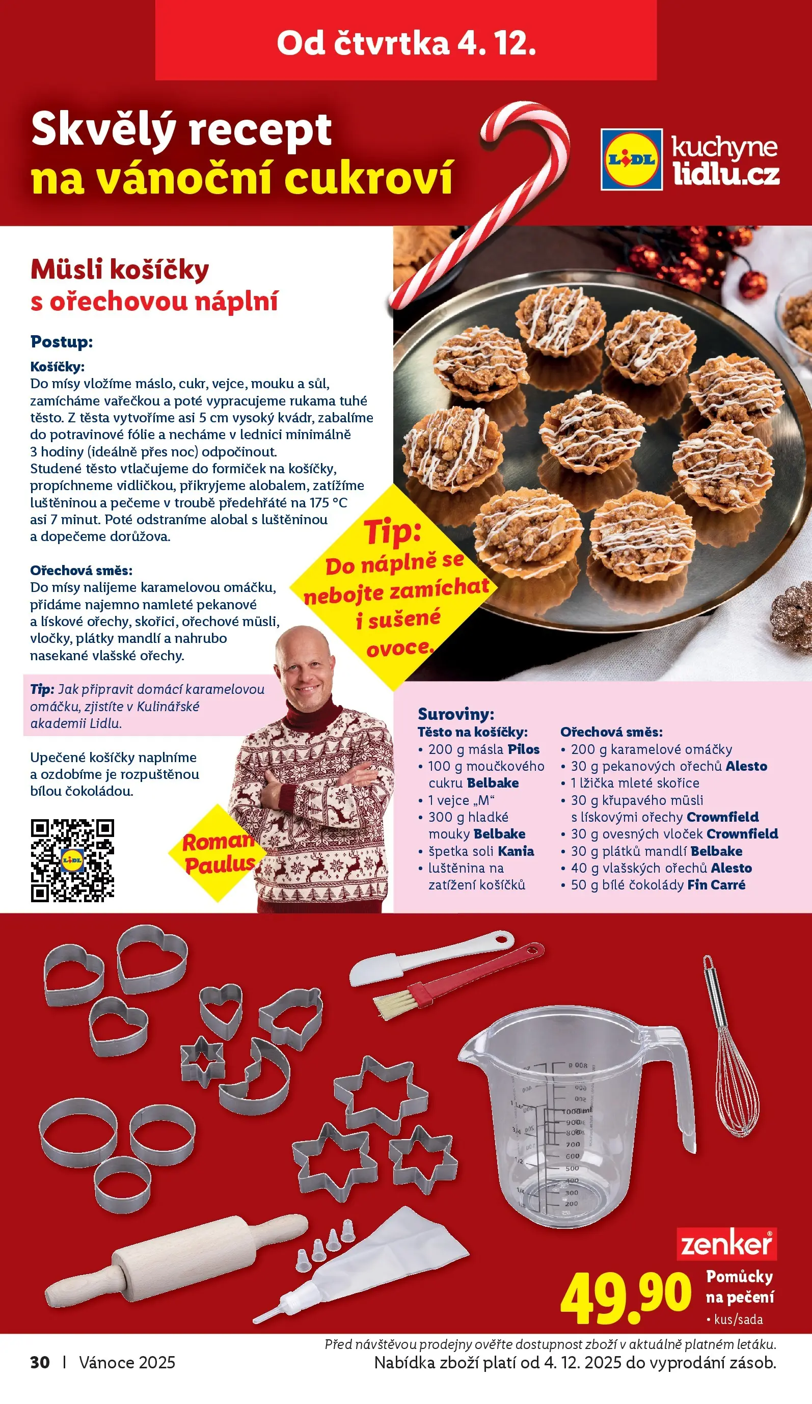 Lidl leták od 02.11.2025 - Nový akční leták | Strana: 30 | Produkty: Vejce, Cukroví, Müsli, Těsto