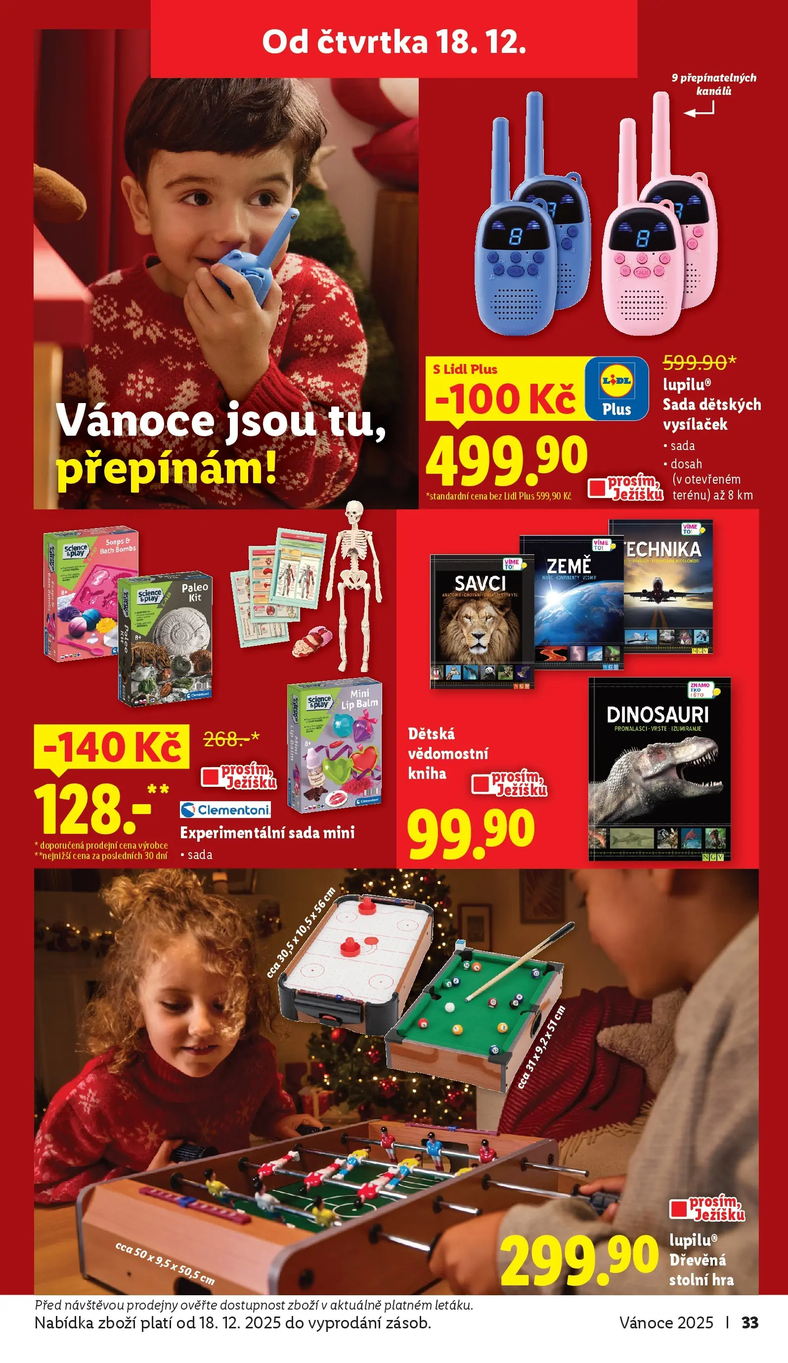 Lidl leták od 02.11.2025 - Nový akční leták | Strana: 33 | Produkty: Kniha, PC, Dinosauři, Hra