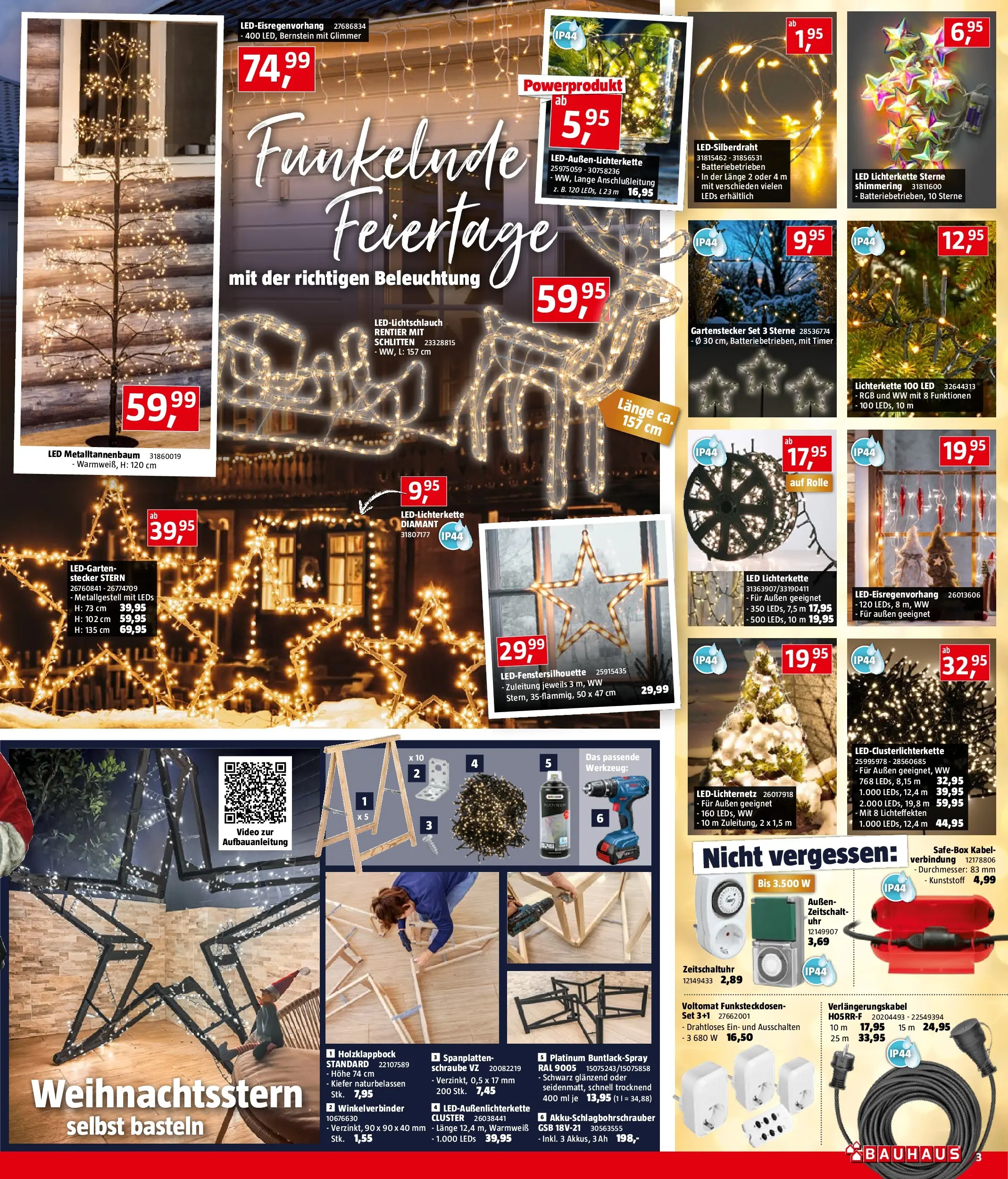 Bauhaus Prospekt aktuell von 11.11.2025 - Aktuelle Angebote | Seite: 3 | Produkte: Video, Kabel