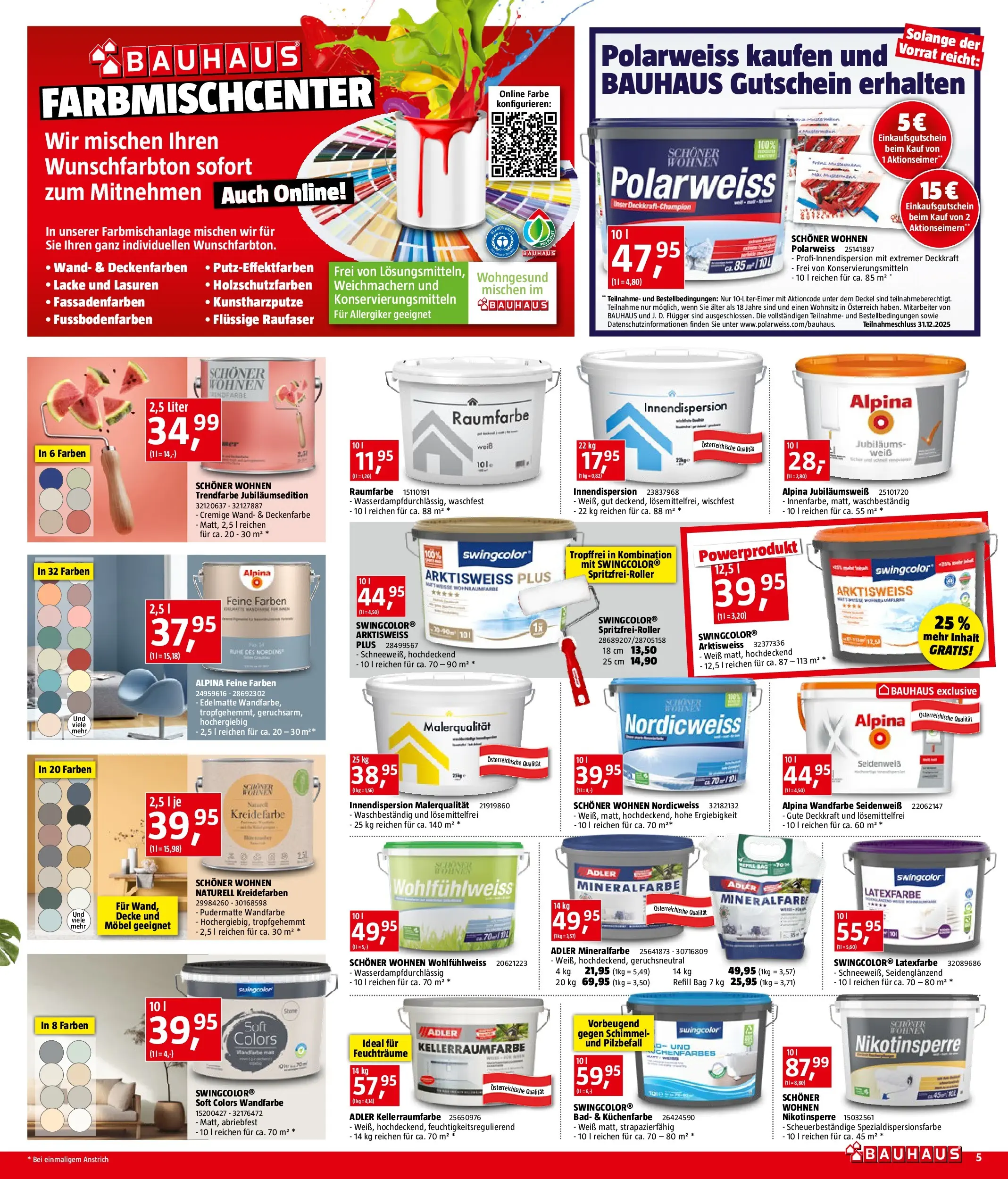 Bauhaus Prospekt aktuell von 11.11.2025 - Aktuelle Angebote | Seite: 5 | Produkte: Decke, Bad