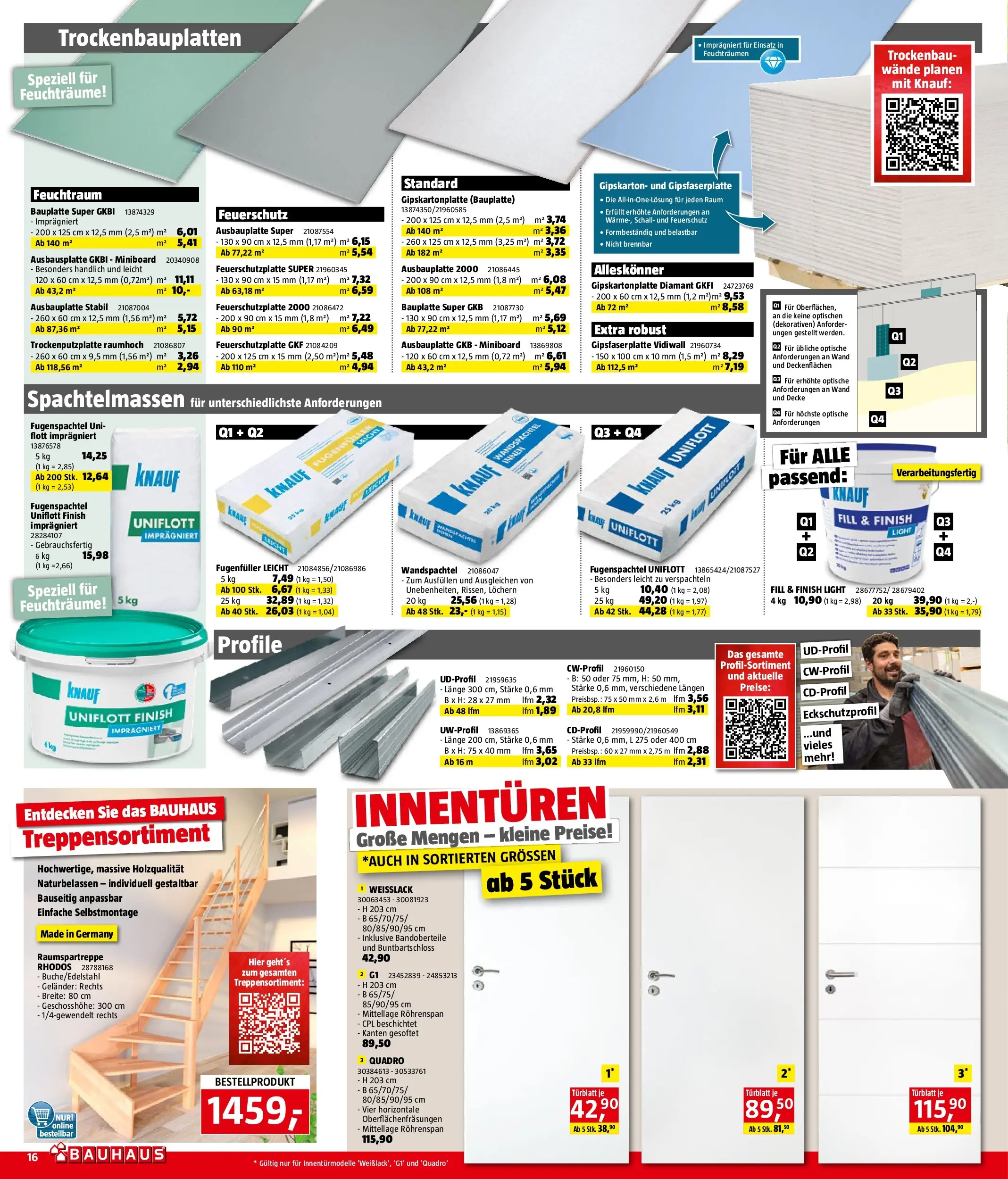 Bauhaus Prospekt aktuell von 11.11.2025 - Aktuelle Angebote | Seite: 16 | Produkte: Decke