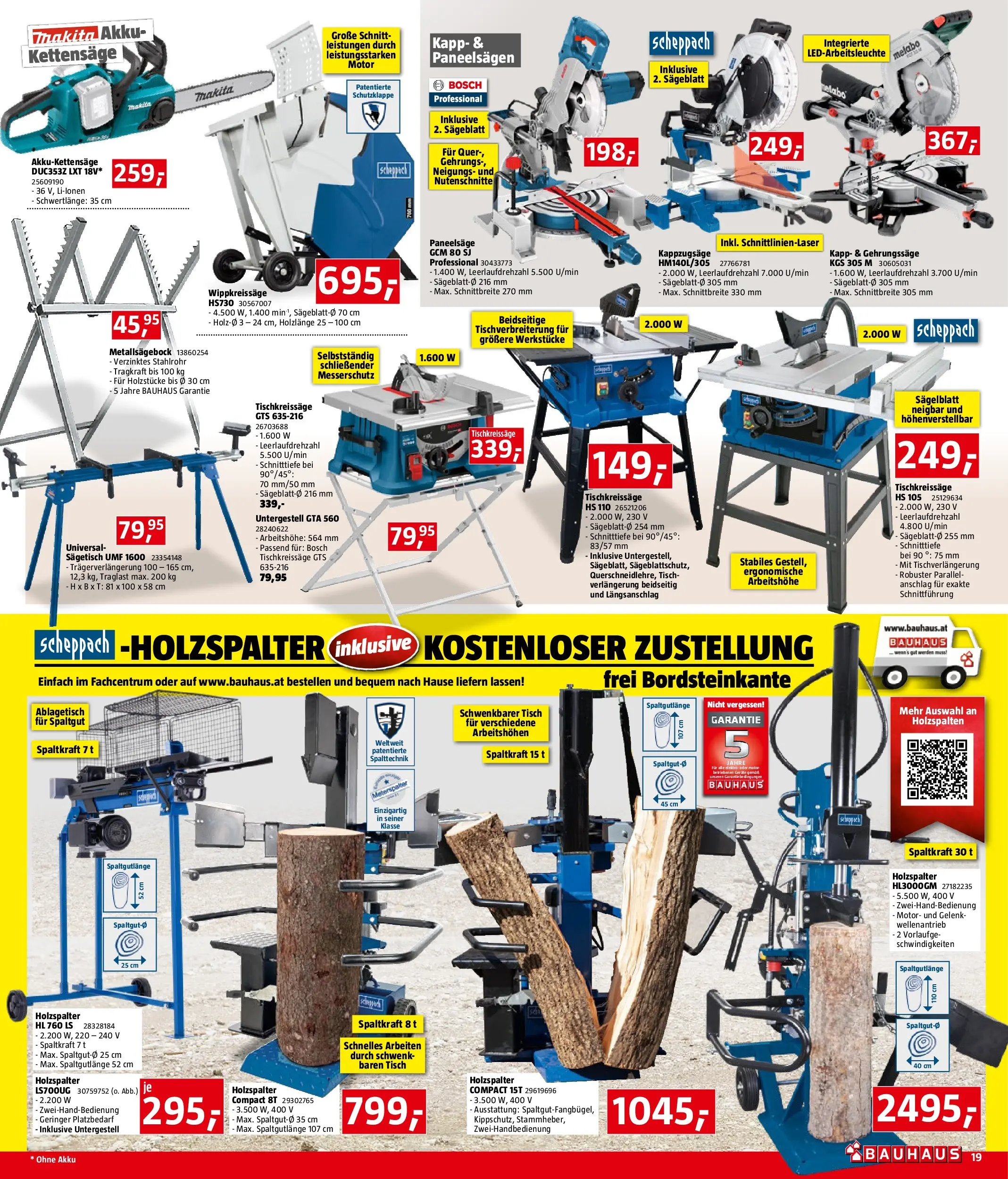 Bauhaus Prospekt aktuell von 11.11.2025 - Aktuelle Angebote | Seite: 19 | Produkte: Tisch