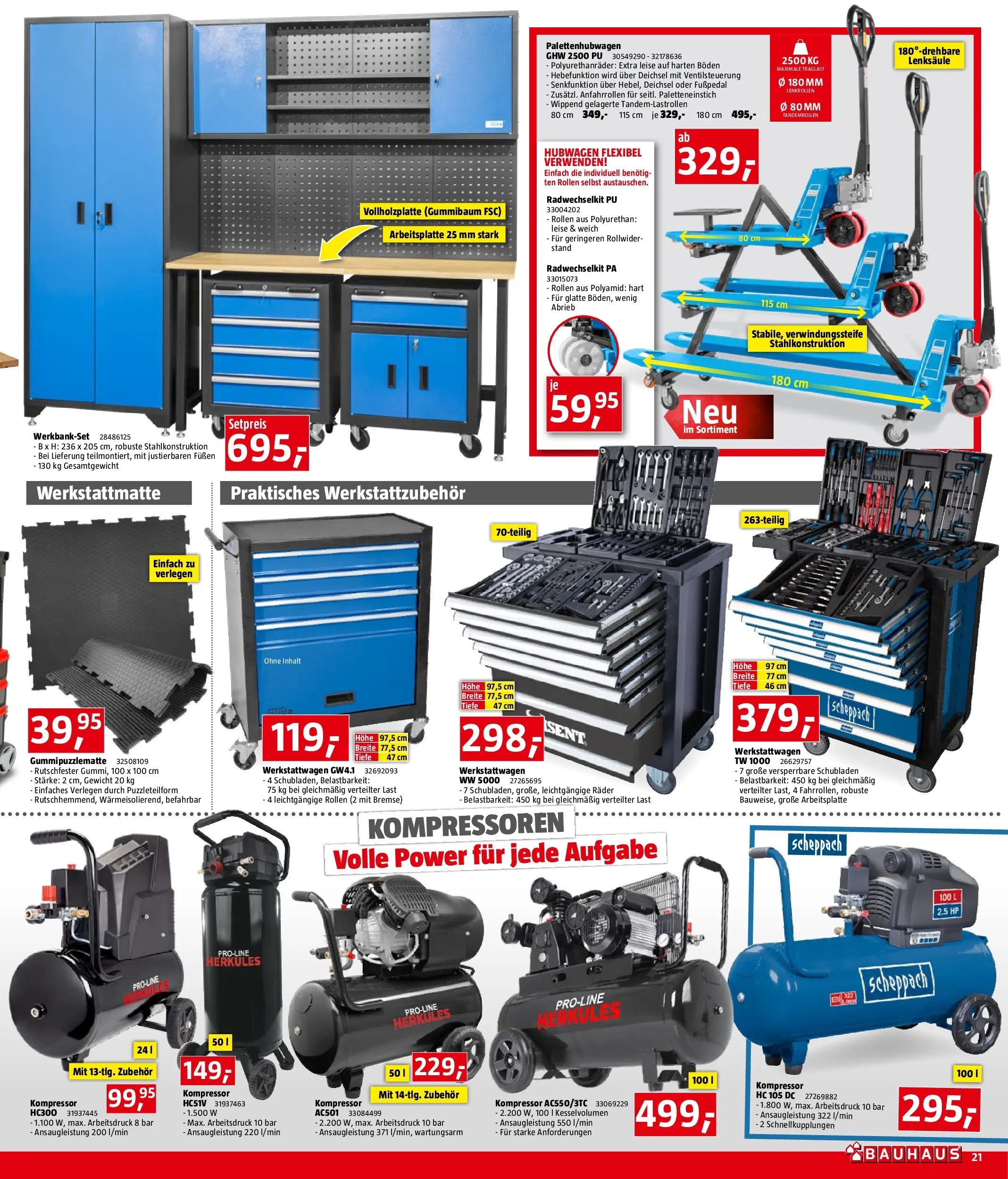 Bauhaus Prospekt aktuell von 11.11.2025 - Aktuelle Angebote | Seite: 21 | Produkte: Gewicht
