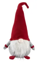 JYSK JYSK Коледен елф HERMOD Ø15xВ53 см червен