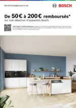 Connexion De 50&euro; 0 200&euro; rembours&eacute;s sur une s&eacute;lection d'appareils BOSCH - au 03.02.2026