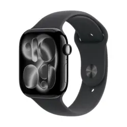 Смарт часовник APPLE WATCH S11 CELL JET BLACK ALUMIN CASE BLACK SPORT BAND S/M MFC24 46 MM, GPS, WLAN, ПУЛСОМЕР, SPO2