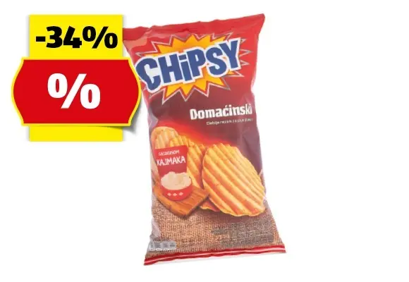 CHIPSY Chipsy Kajmak, 160 g