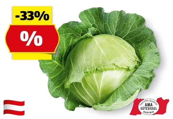 HOFER MARKTPLATZ Weißkraut aus Österreich