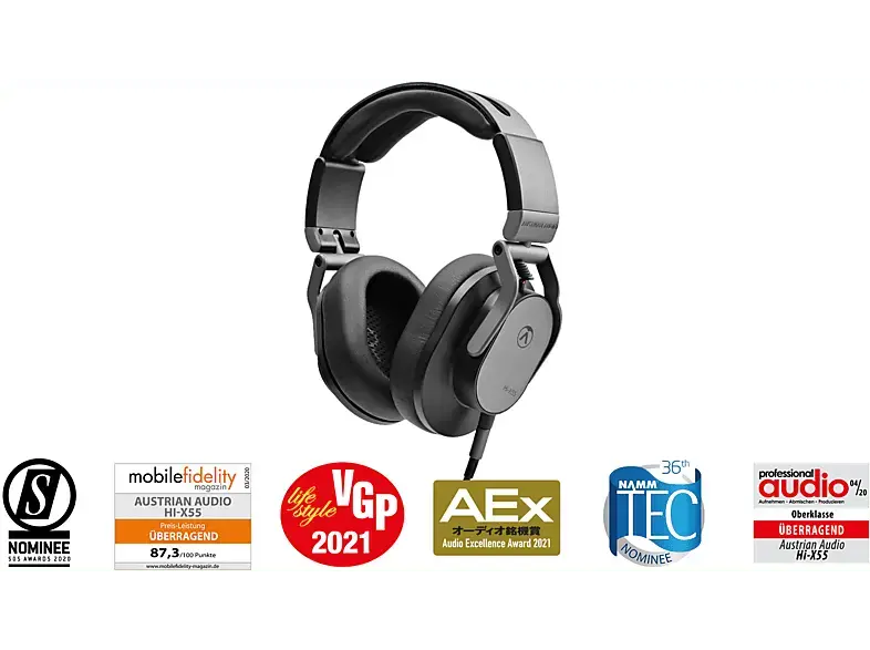 Austrian Audio Hi-X55 Professioneller, ohrumschließender Kopfhörer