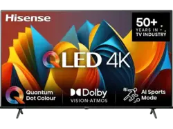 Hisense 43E77NQ 43'' QLED Smart TV for Business, 4K, 60 Hz