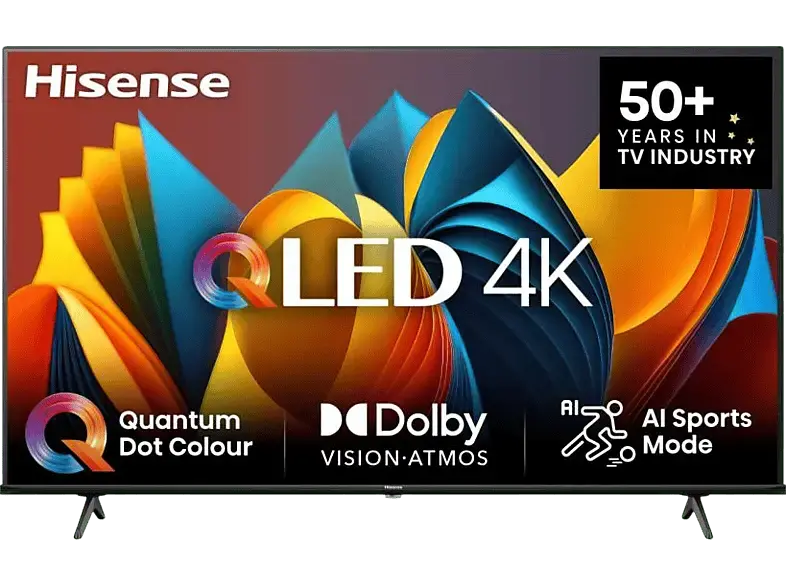 Hisense 43E77NQ 43'' QLED Smart TV for Business, 4K, 60 Hz