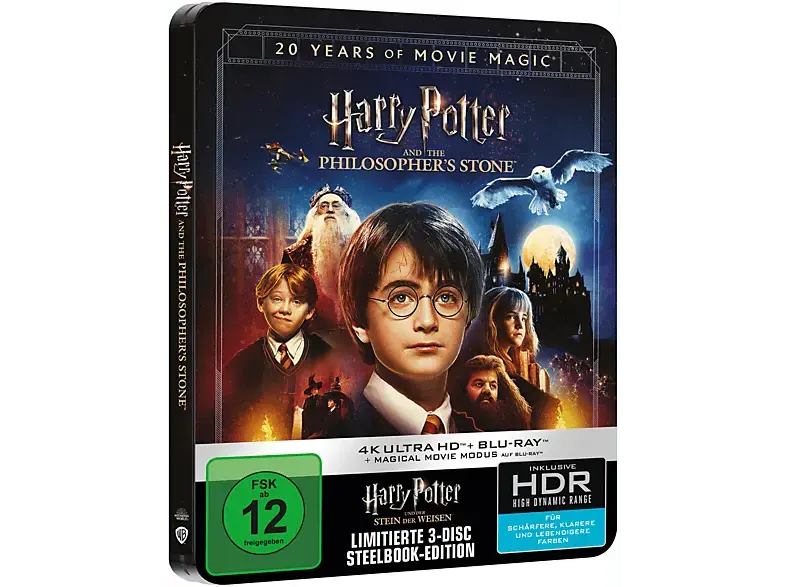 Harry Potter und der Stein Weisen (Jubiläumsedition) [4K Ultra HD Blu-ray + Blu-ray]