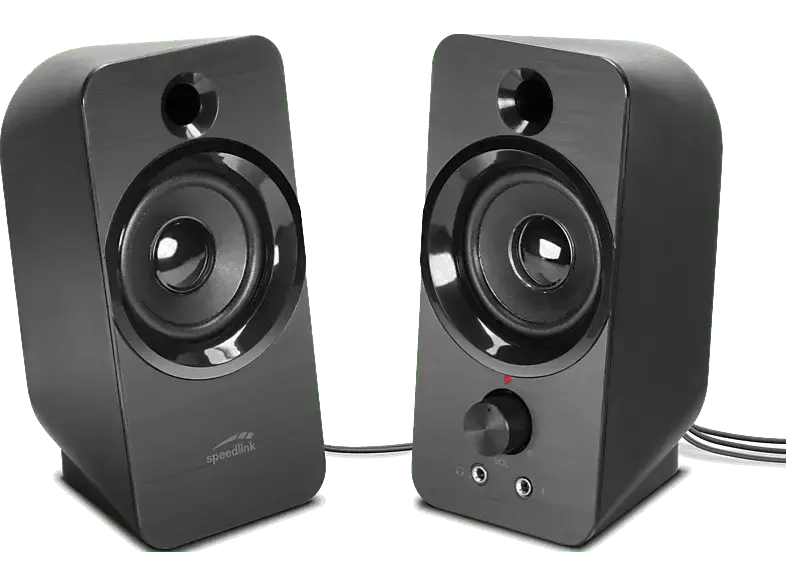 speedLink DAROC Stereo Lautsprecher schwarz; Stereo-Lautsprecher