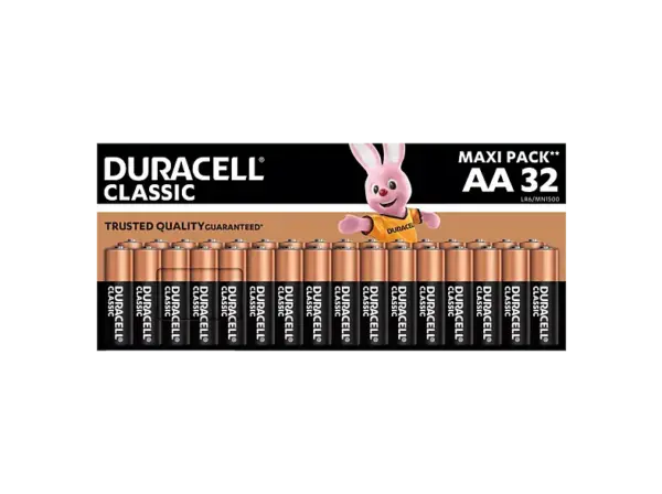 Duracell Classic AA Batterie 32er Pack