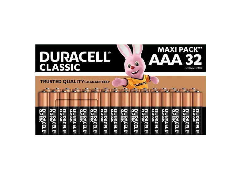Duracell Classic AAA Batterie 32er Pack