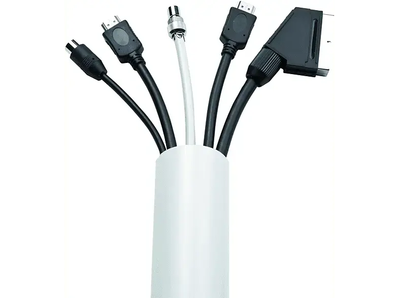 Vivanco 61010 Kabelführung 50 x 25 mm, 1 1m; Kabelkanal