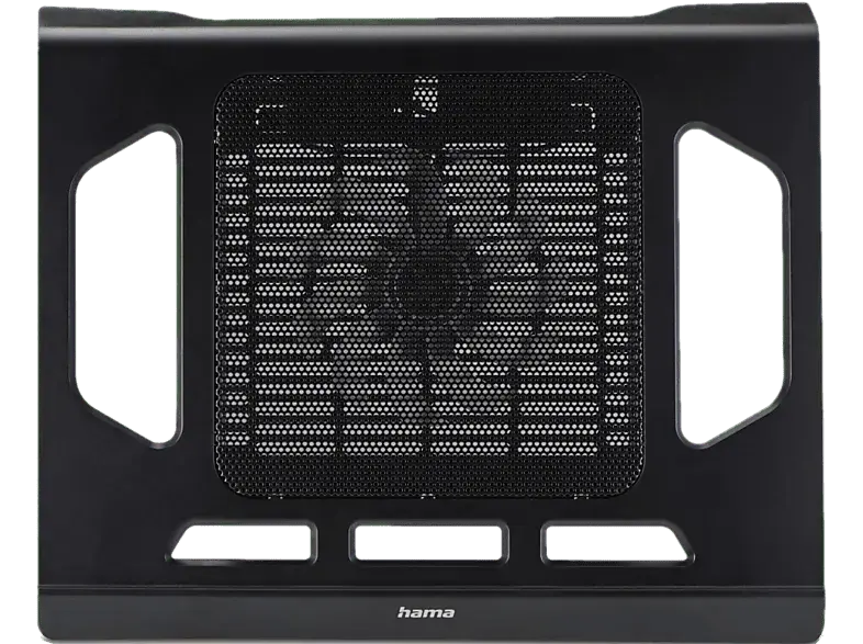 HAMA Laptop-K&uuml;hler "Black", leise, bis 40 cm (15,6"), Schwarz; Notebook-K&uuml;hler----Notebook-K&uuml;hler