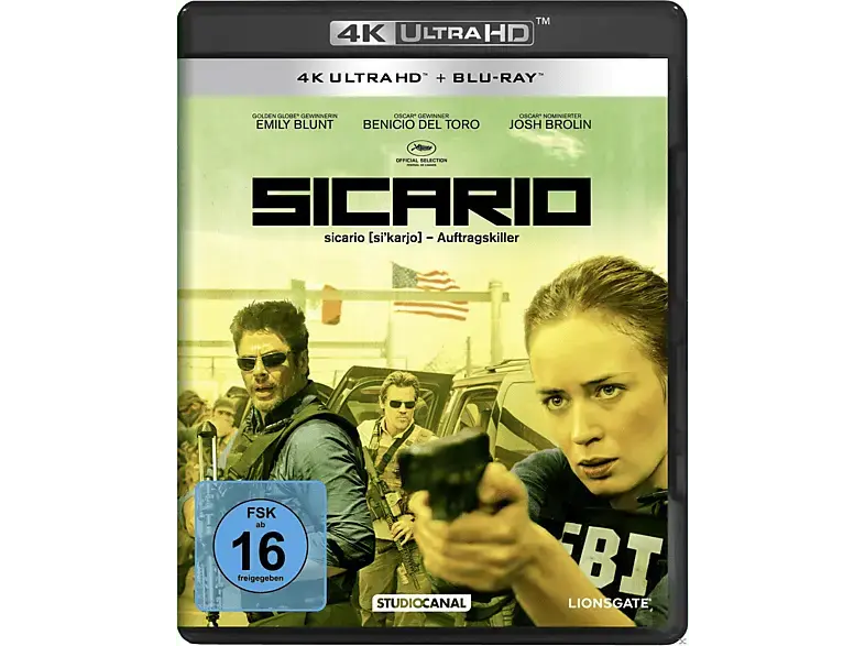 Sicario [4K Ultra HD Blu-ray + Blu-ray]