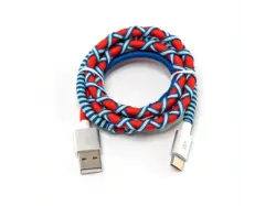 ISY Datenkabel USB-C, 1 Meter, Mehrfarbig (IUC-4100-RB-C)