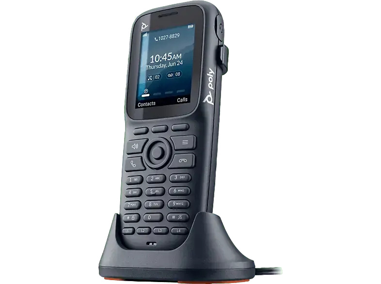 HP Poly Rove 20 Single Cell DECT 1880-1900 MHz B1 Basisstation und IP-Telefonlösung - Satz 0 GB, Schwarz