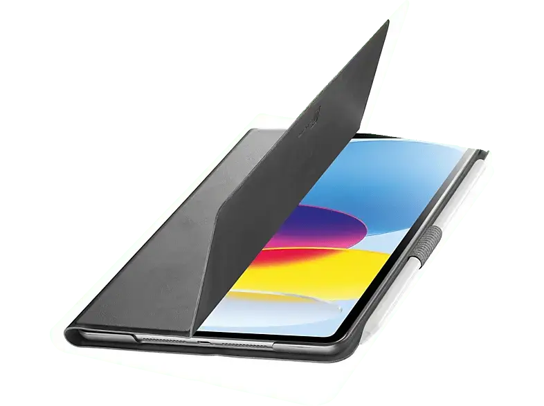 CELLULAR LINE Bookcase FOLIO für Apple iPad Air 13 Zoll (2024), Schwarz; Schutzhülle