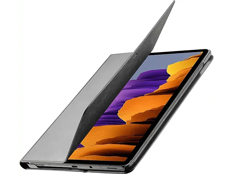 CELLULAR LINE Bookcase FOLIO für Samsung Galaxy Tab S9+, Schwarz; Schutzhülle