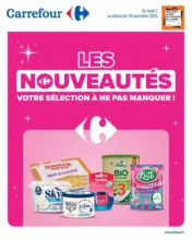 LES NOUVEAUTÉS DE NOVEMBRE