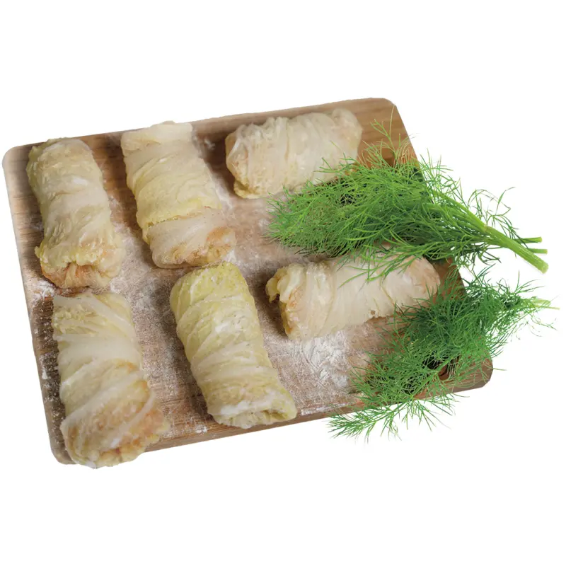 Kohlrouladen - Krautwickel mit Schweinefleisch und Reis, roh, tiefgefroren /lose