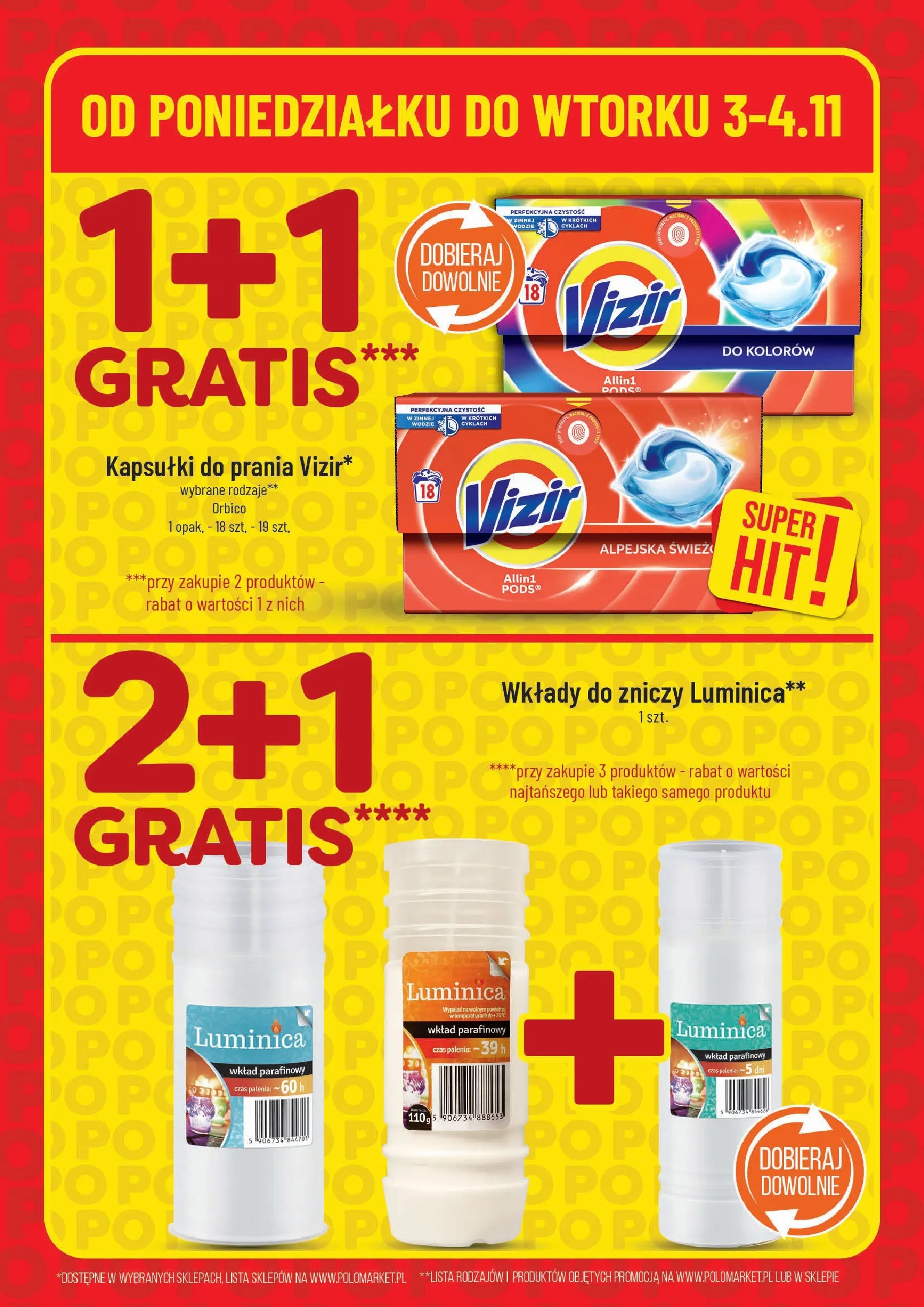 Nowa POLOmarket gazetka od jutra 03.11.2025 (PDF) | Strona: 6 | Produkty: Kapsułki do prania