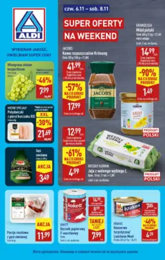 Pogląd oferty "Aldi Gazetka - Super oferty na weekend" - ważna od 06.11.2025