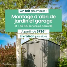 Et bénéficiez de 50% de crédit d’impôt sur les prestations de service éligibles** !