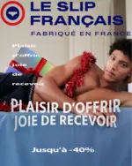 Le Slip Fran&ccedil;ais Plaisir d'offrir, joie de recevoir Jusqu'&agrave; -40% - au 30.11.2025