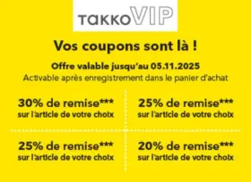 Jusqu'à -30% de réduction
