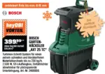 OBI Bosch Gartenhäcksler AXT 25 TC mit Turbinen-Schnitt-System - bis 30.11.2025