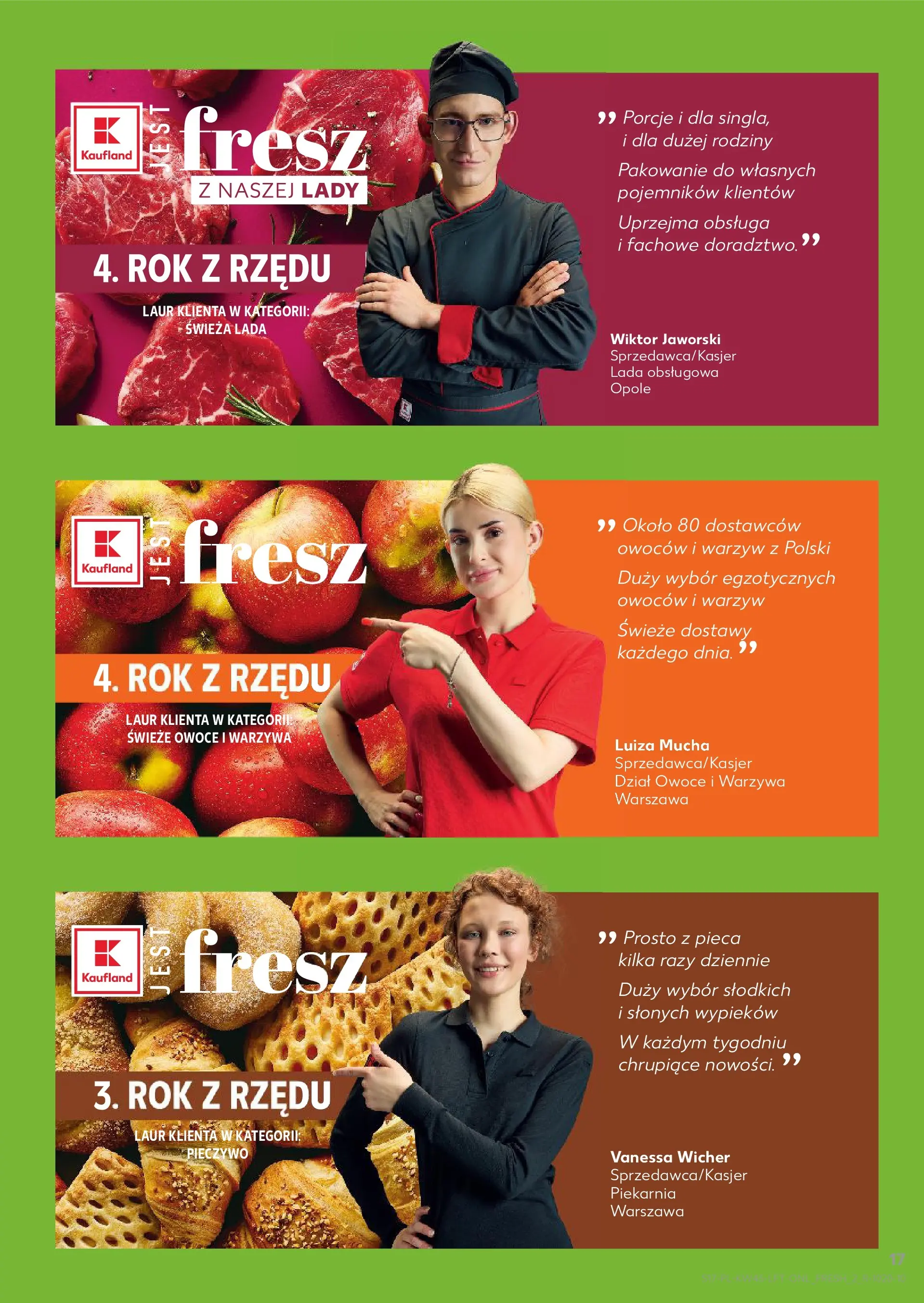 Kaufland gazetka od 06.11.2025 - od jutra PDF | Strona: 17 | Produkty: Pieczywo, Piekarnia, Warzywa, Owoce