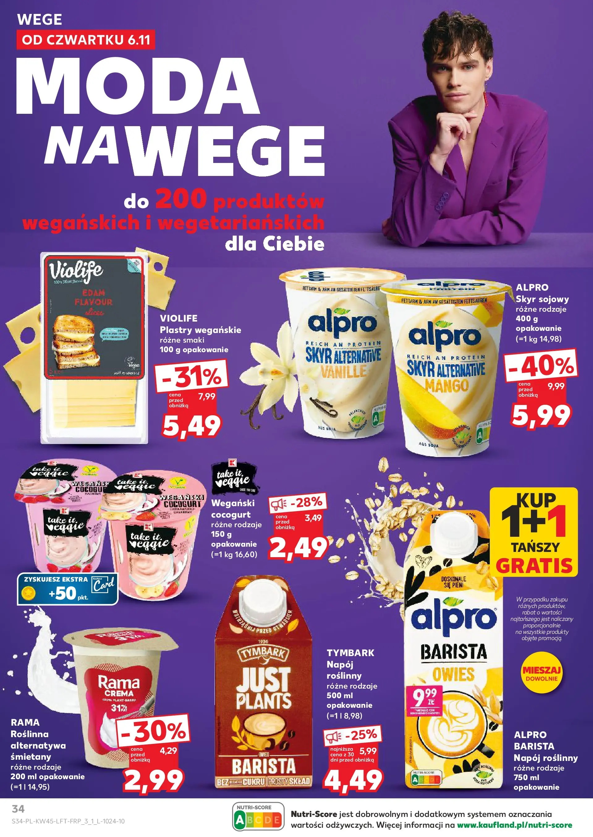 Kaufland gazetka od 06.11.2025 - od jutra PDF | Strona: 34 | Produkty: Mango, Alpro, Skyr